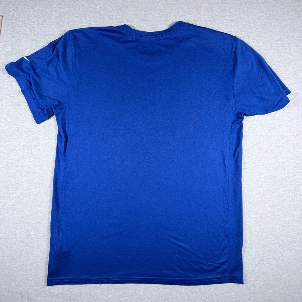 Nike Buffalo Bills Mens Medium Blue Dri-FIT Short Sleeve Graphic T-Shirt NFL